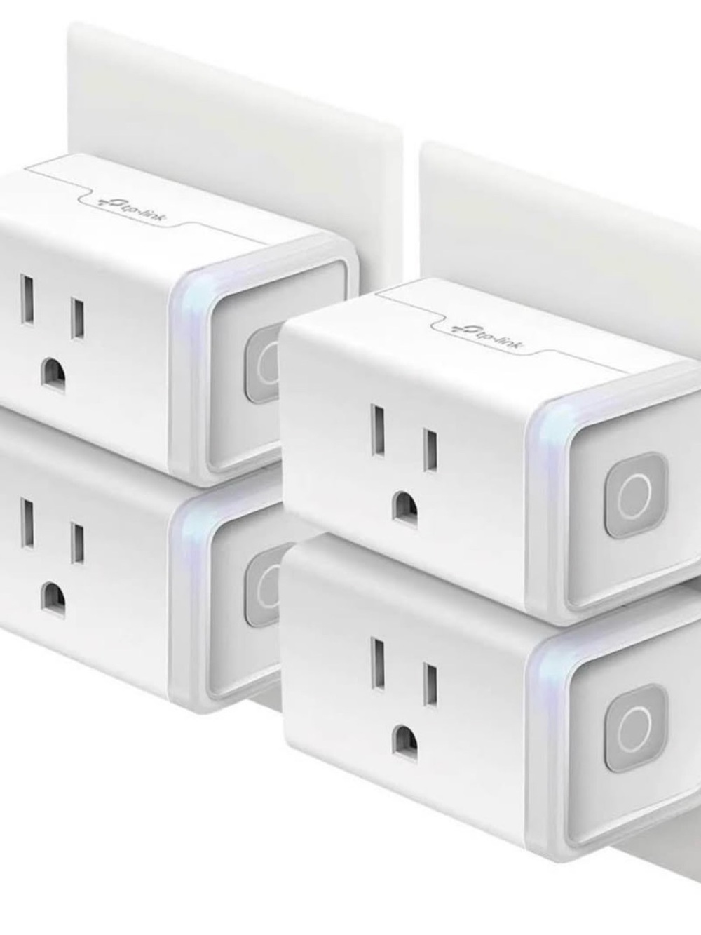 TP-Link White Smart WiFi Outlet Plugs (4-Pack)